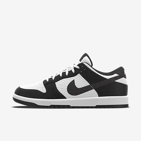 Nike leather shoes womens black shop